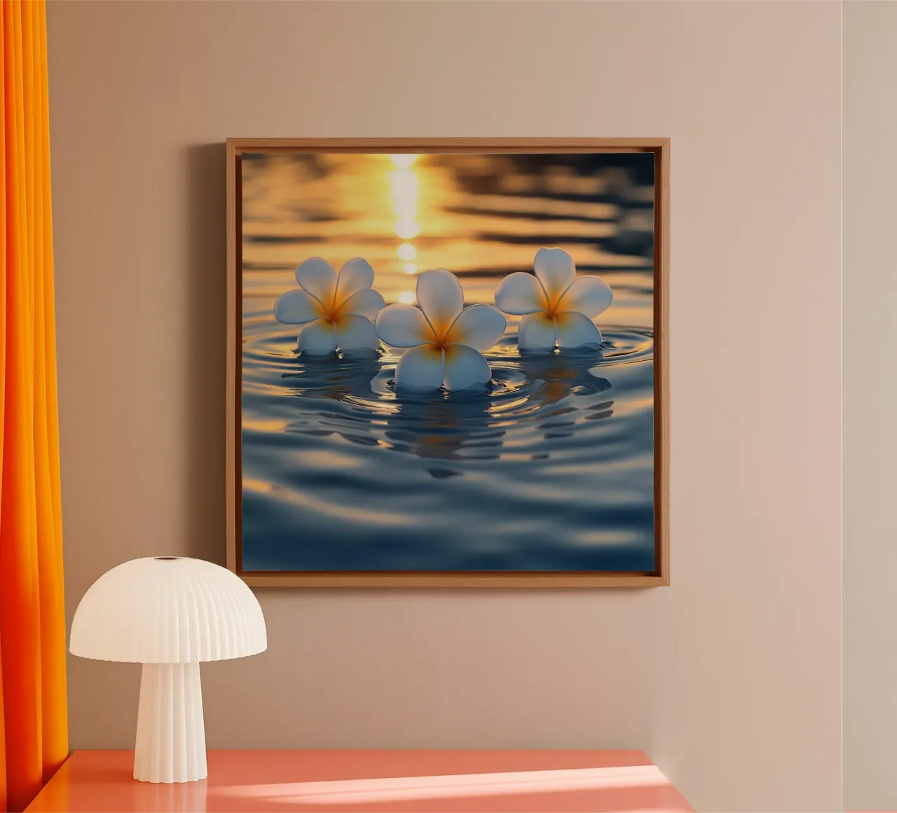 Bali Serenity Rituals tela con Cornice a cassetta da Wanderlust Vibes