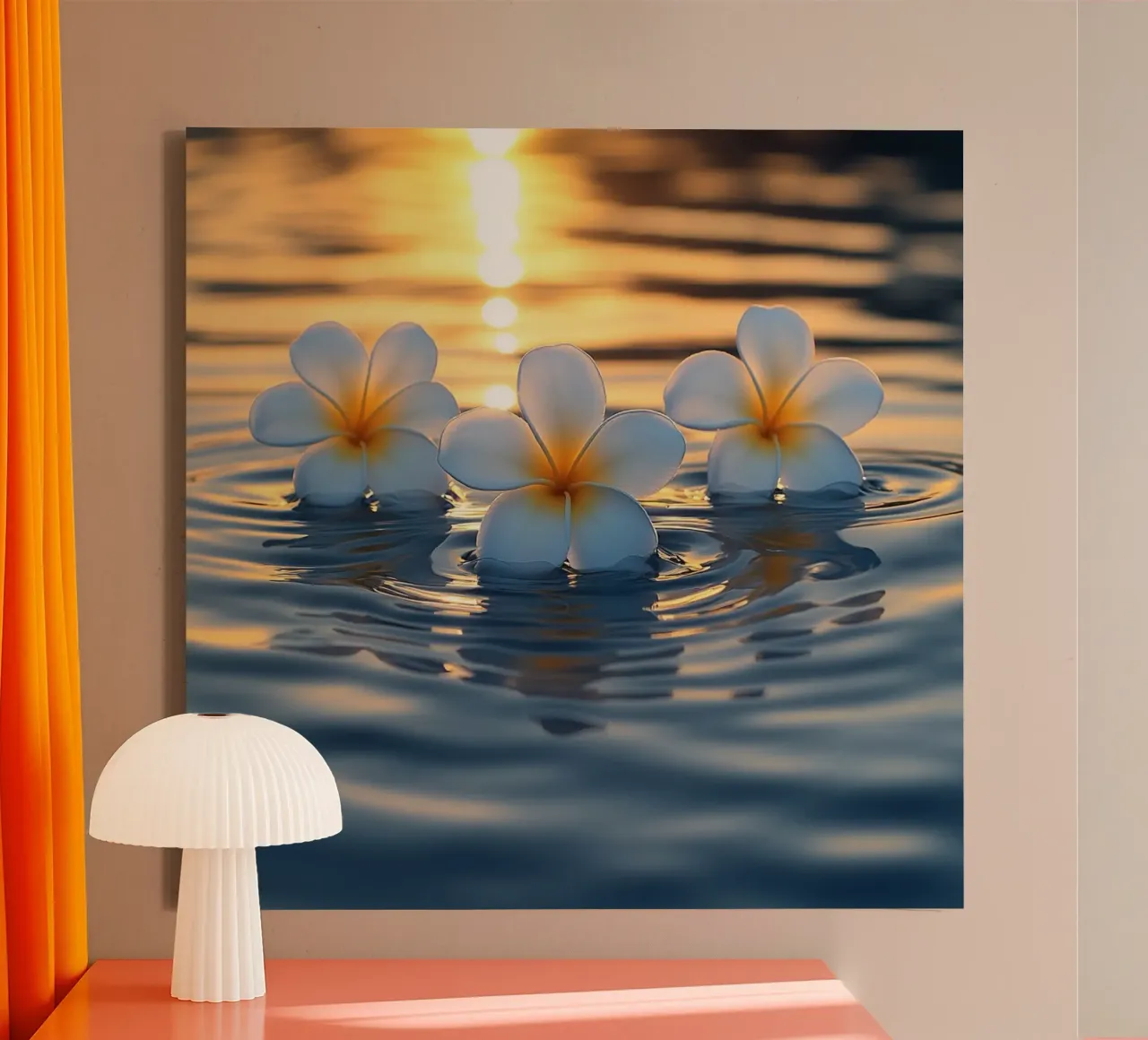 Bali Serenity Rituals tela con Cornice a cassetta da Wanderlust Vibes