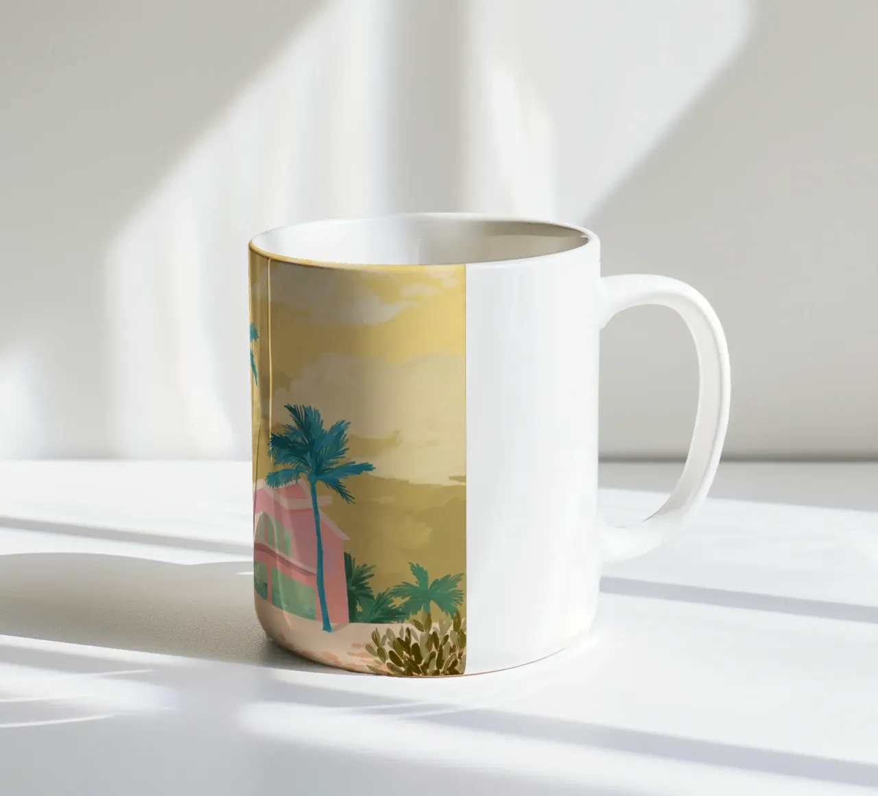 The Pink House tazza in ceramica da Goed Blauw
