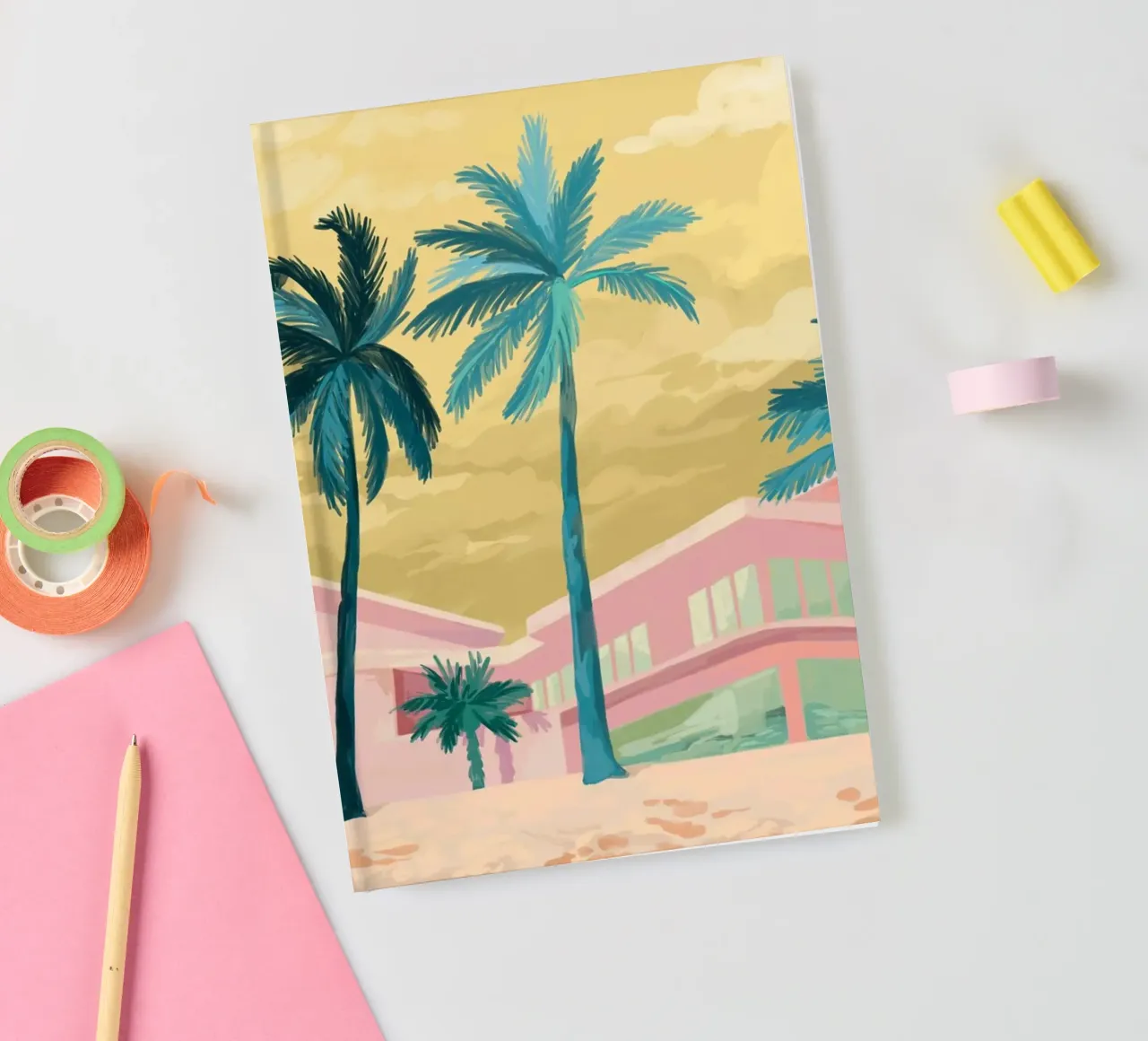The Pink House notebook by Goed Blauw