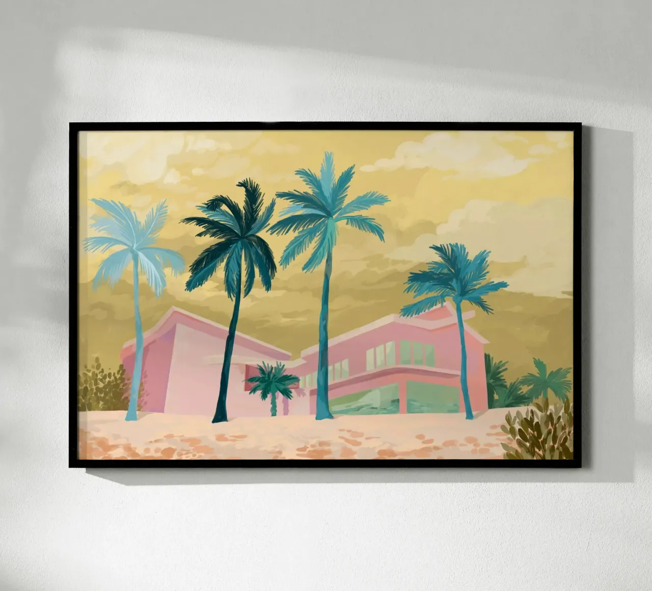 The Pink House hahnemühle van Goed Blauw