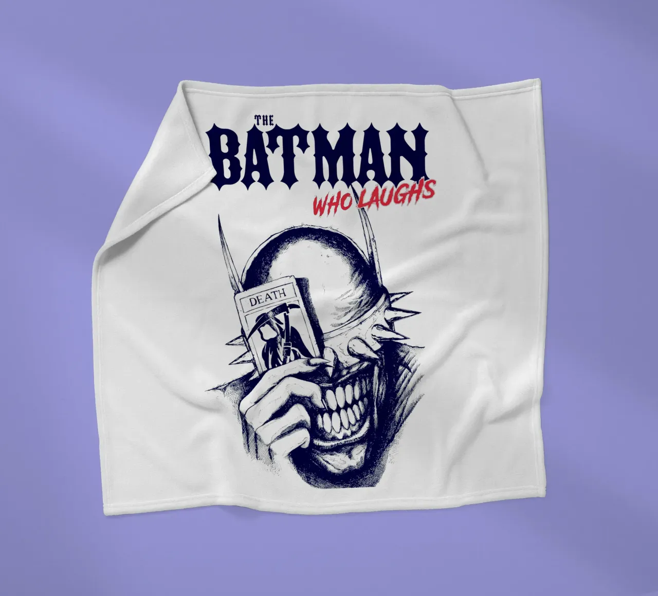 Batman Who Laughs coperta in pile da Theidolastore