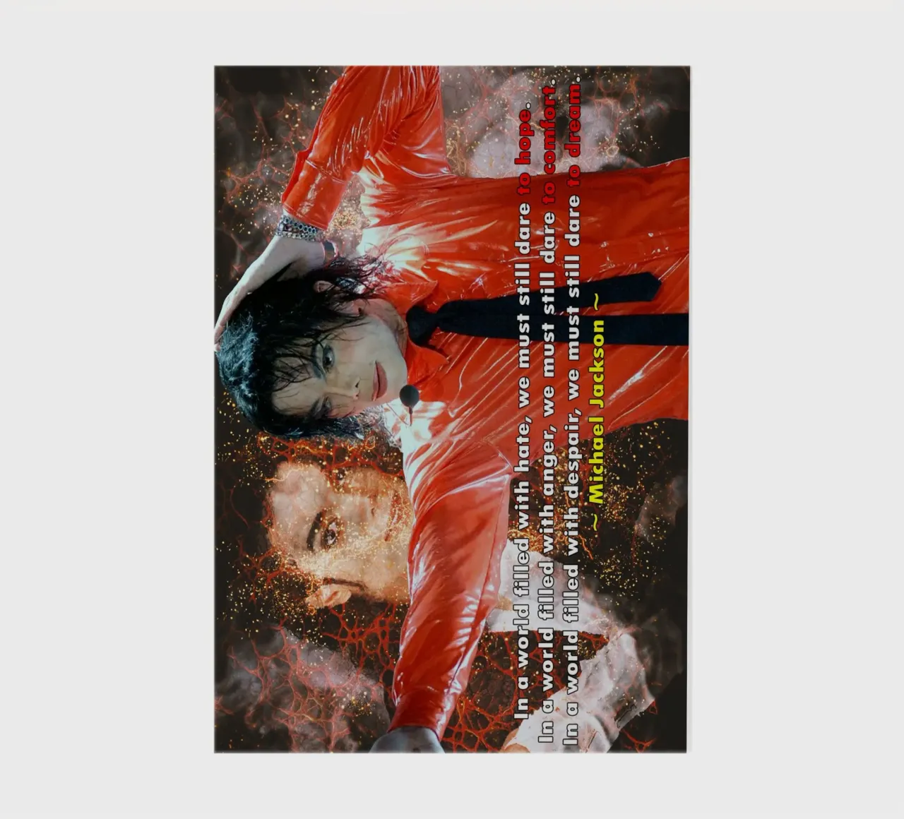 Michael Jackson In a world notebook by Abasa Inaraya