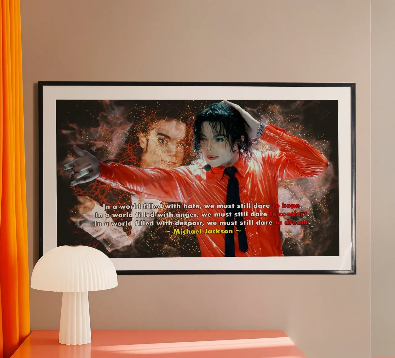 Michael Jackson In un mondo carta hahnemühle da Abasa Inaraya