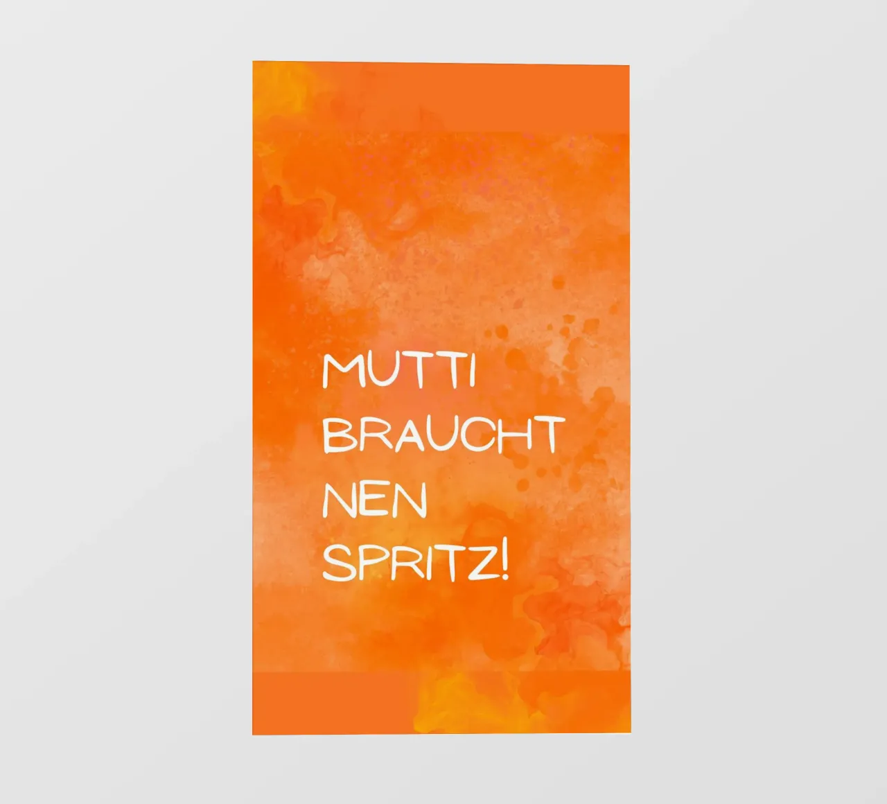 Mutti braucht nen Spritz - Aperol - Sommer backlit film by keinkonzept