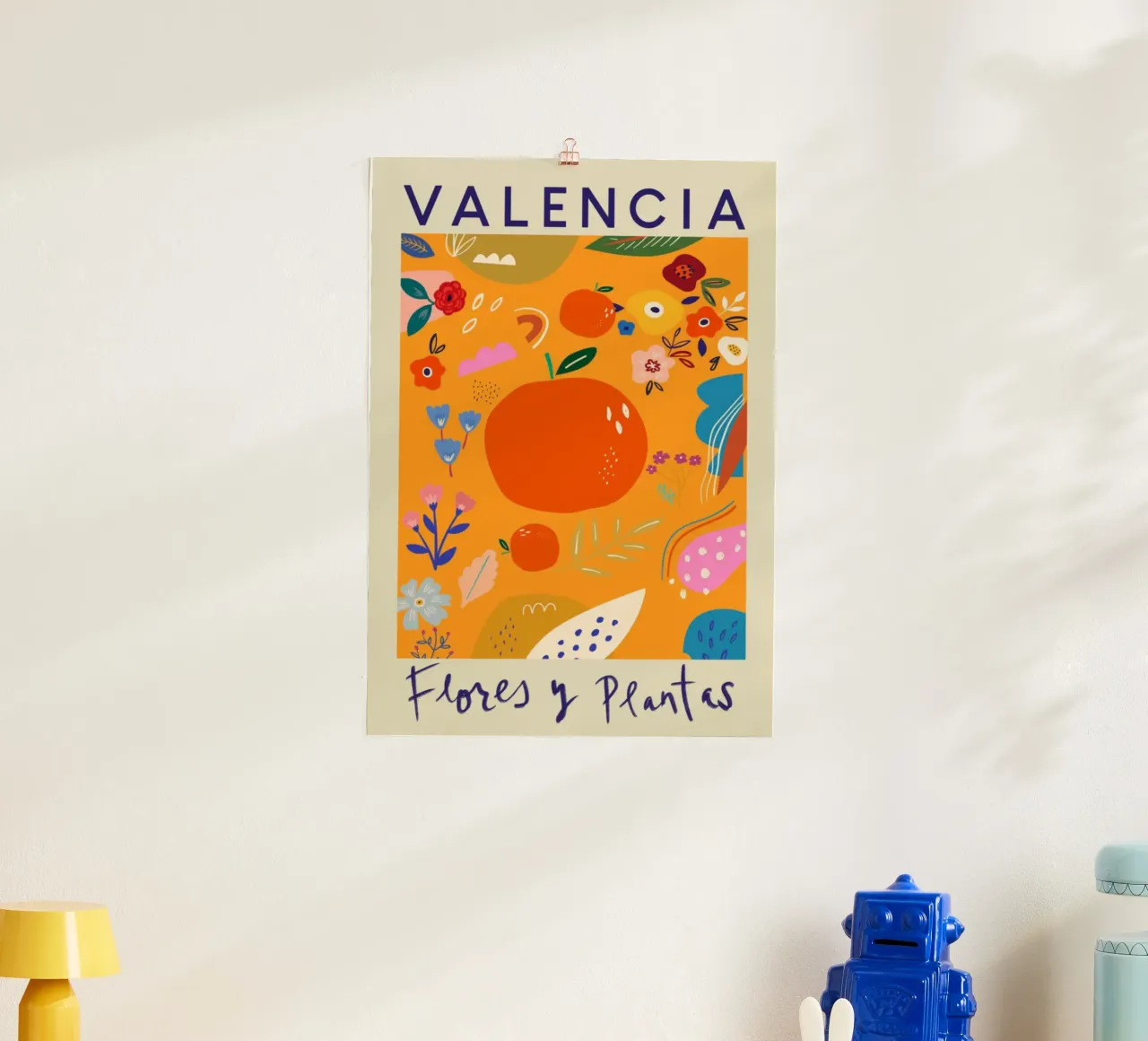 Fiori e piante di Valencia - Agrumi e fiori vivaci in Spagna poster da homdeco