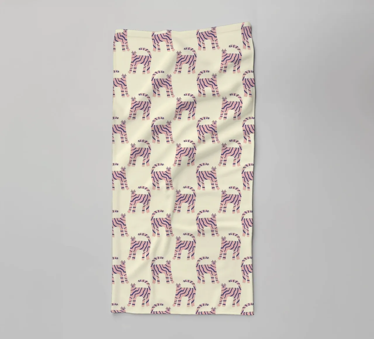 Pink Tiger Pattern asciugamano da bagno da treechild