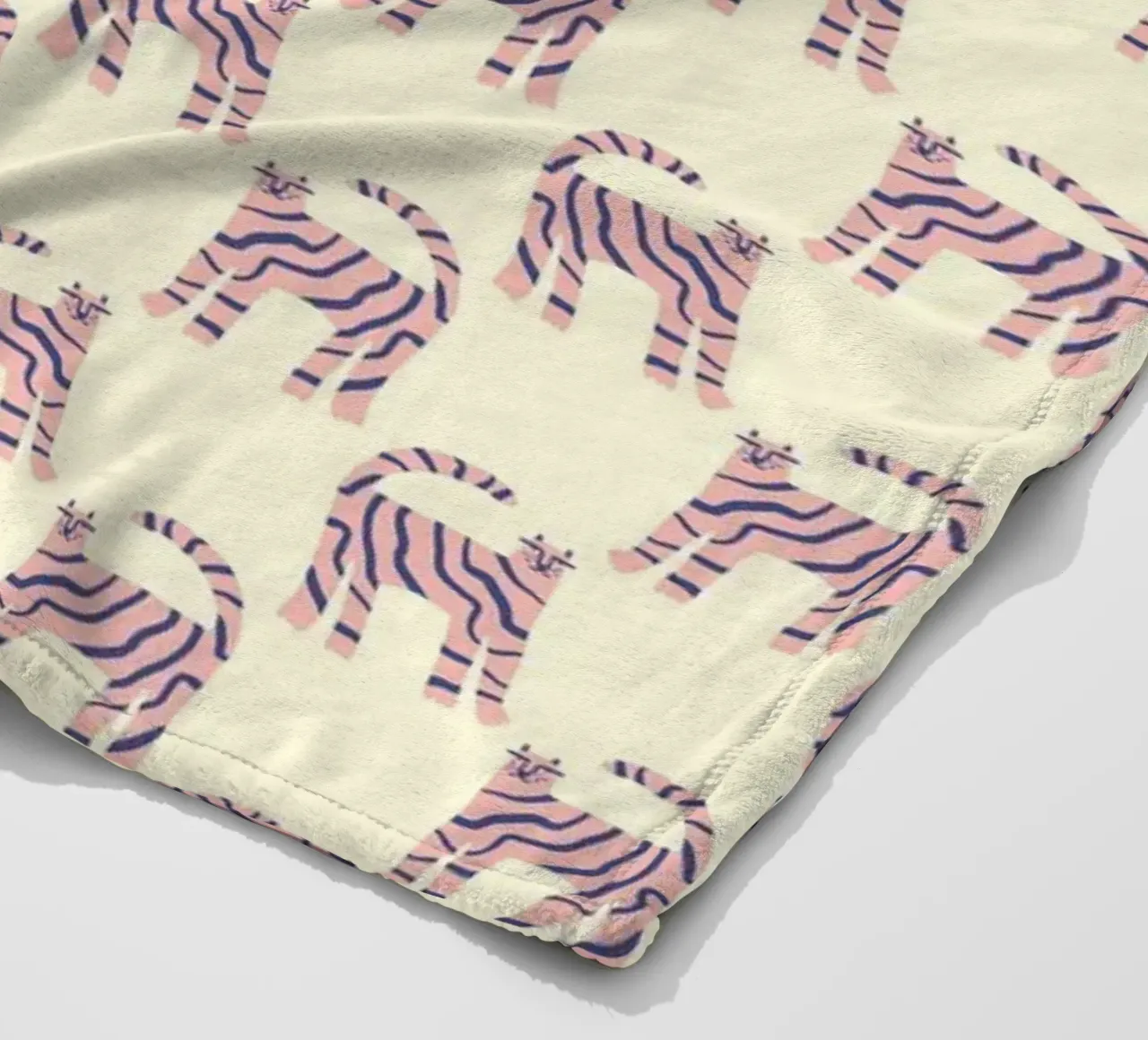 Pink Tiger Pattern fleecedeken van treechild
