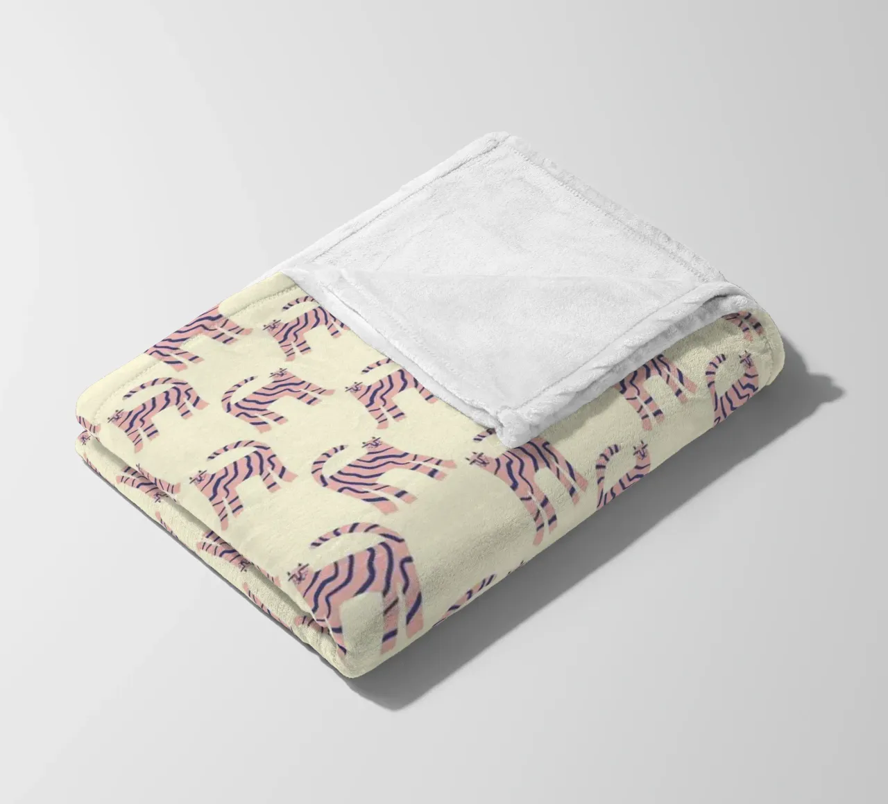 Pink Tiger Pattern fleecedeken van treechild