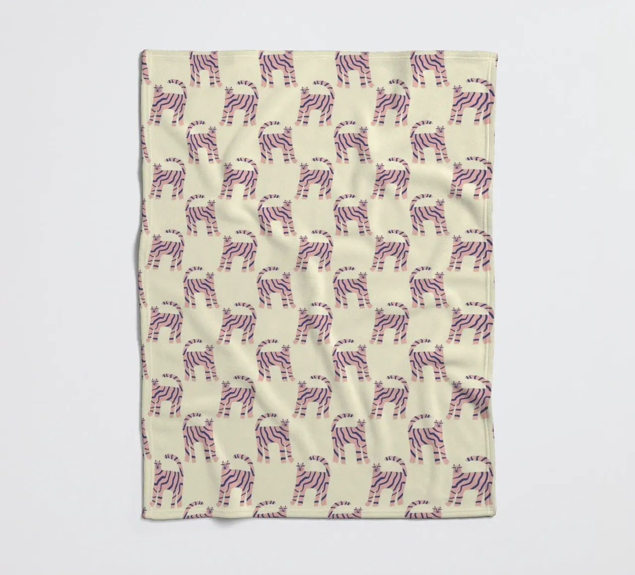 Pink Tiger Pattern coperta in pile da treechild