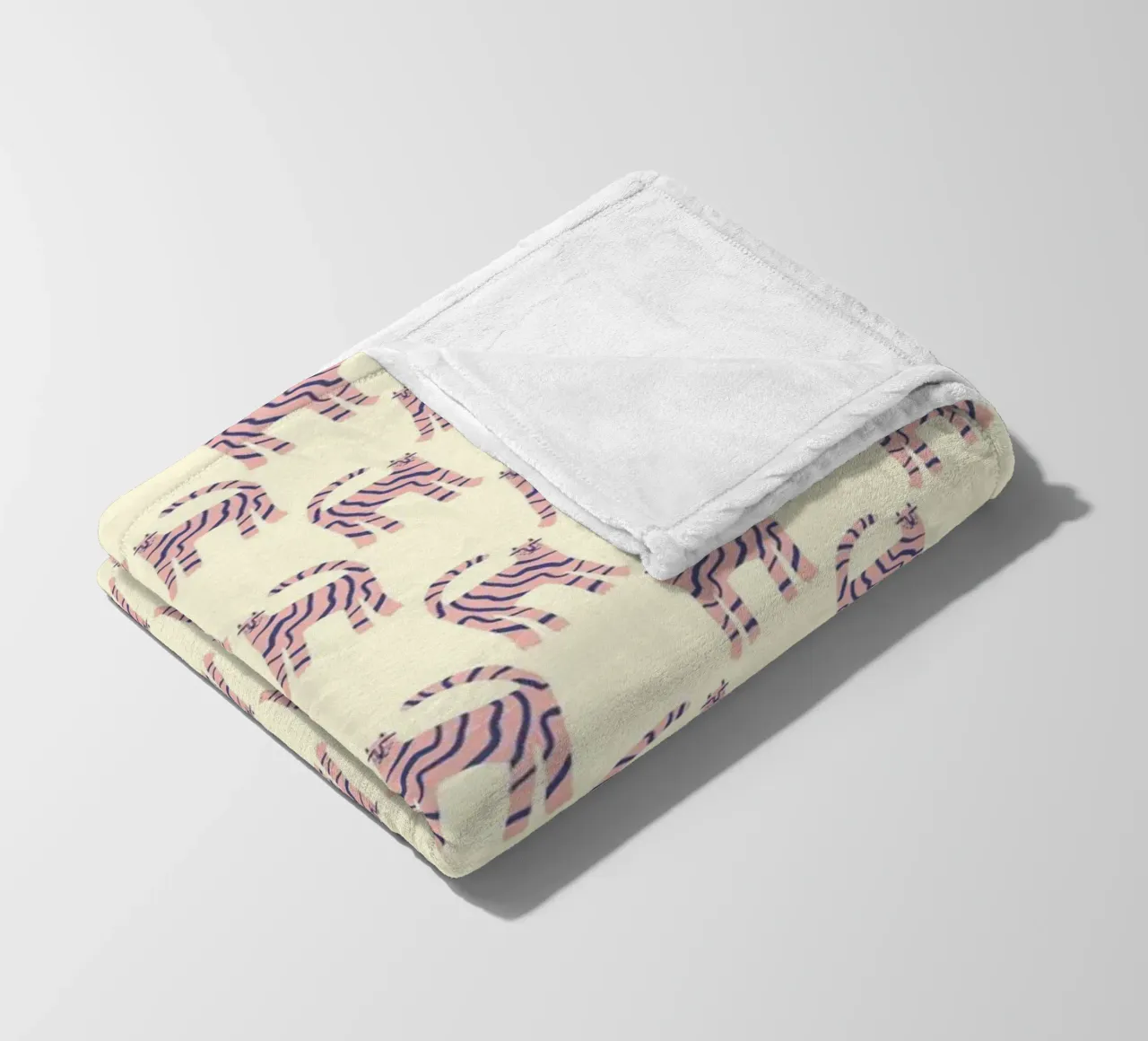 Pink Tiger Pattern fleecedeken van treechild