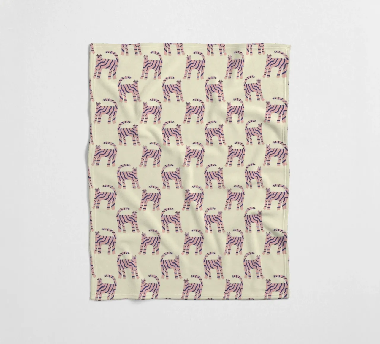 Pink Tiger Pattern fleecedeken van treechild