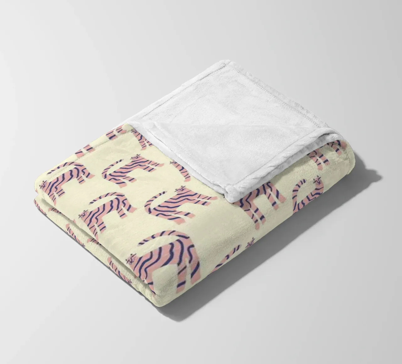 Pink Tiger Pattern fleecedeken van treechild