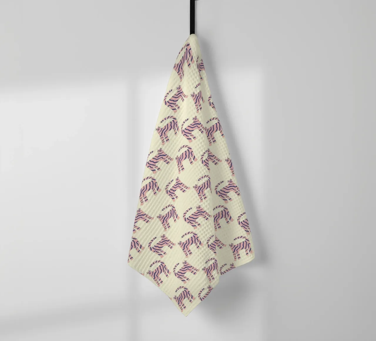 Pink Tiger Pattern canovaccio da cucina da treechild