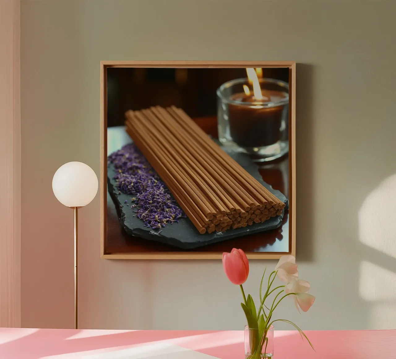 Bali Serenity Rituals tela con Cornice a cassetta da Wanderlust Vibes