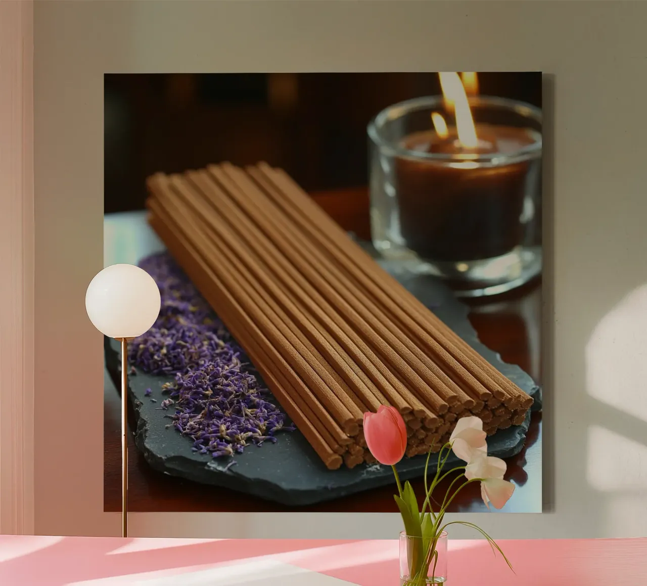 Bali Serenity Rituals tela con Cornice a cassetta da Wanderlust Vibes