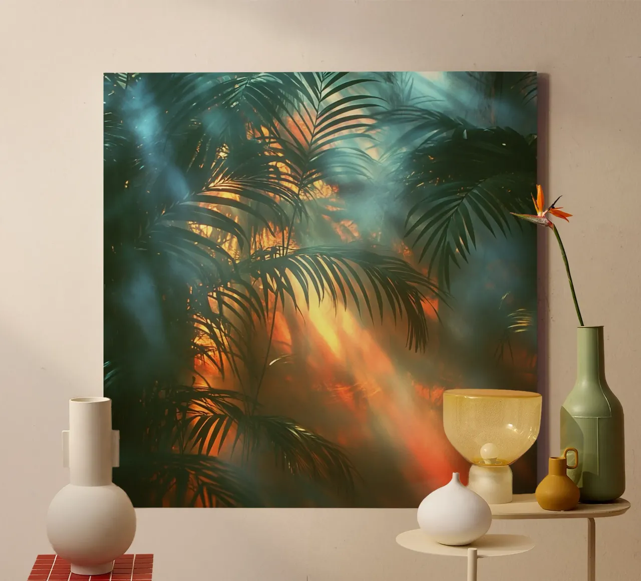 Bali Serenity Rituals tela con Cornice a cassetta da Wanderlust Vibes