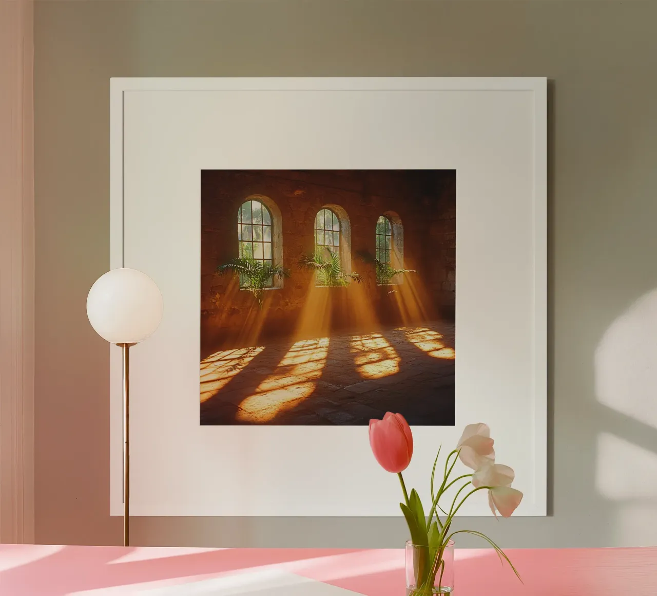 Bali Serenity Rituals poster con telaio in legno da Wanderlust Vibes