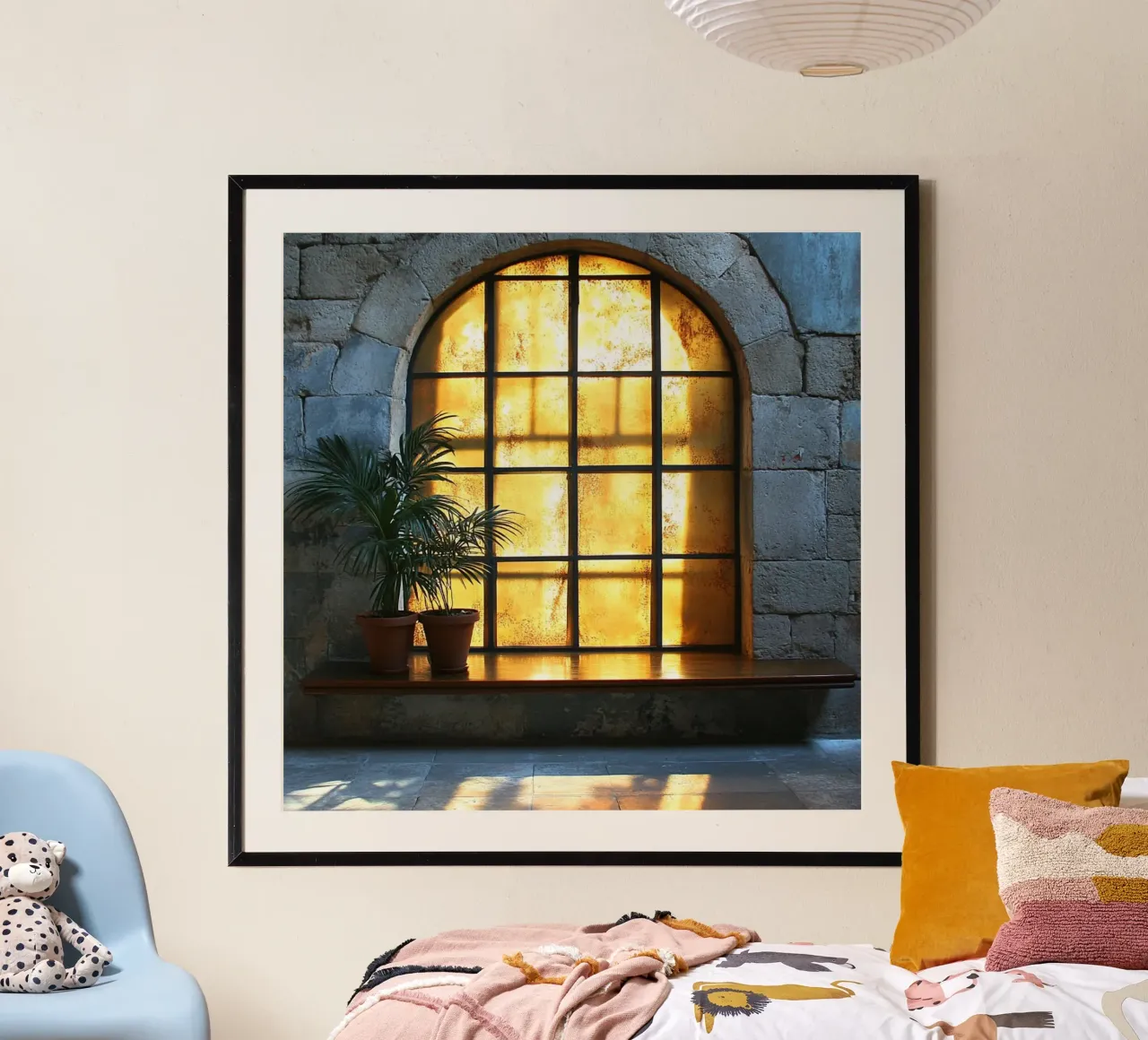 Bali Serenity Rituals poster con telaio in legno da Wanderlust Vibes