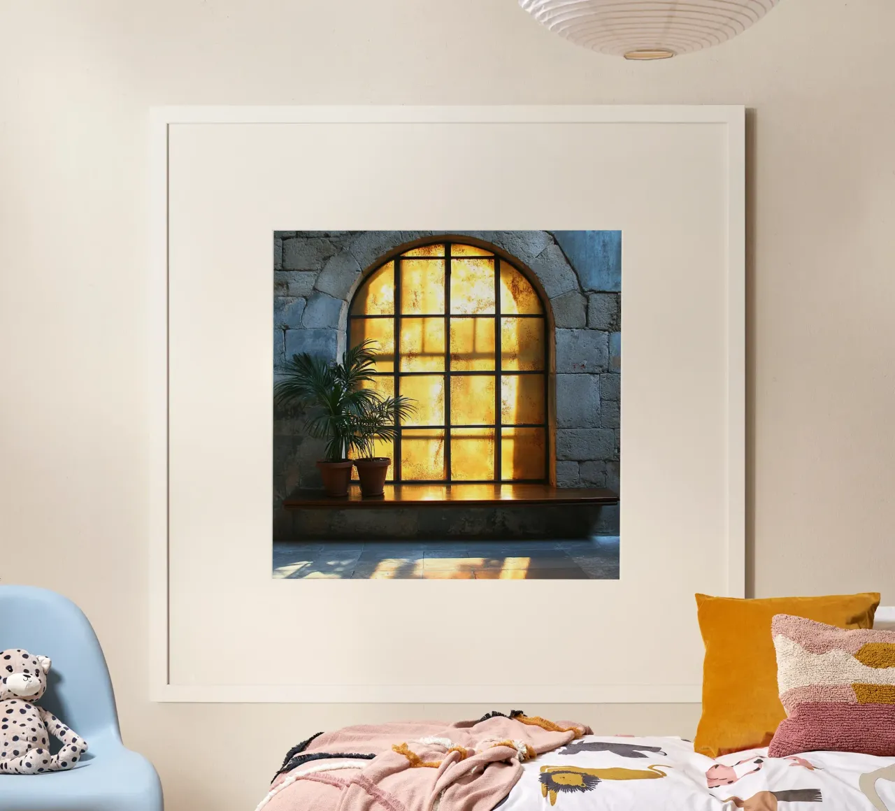 Bali Serenity Rituals poster con telaio in legno da Wanderlust Vibes