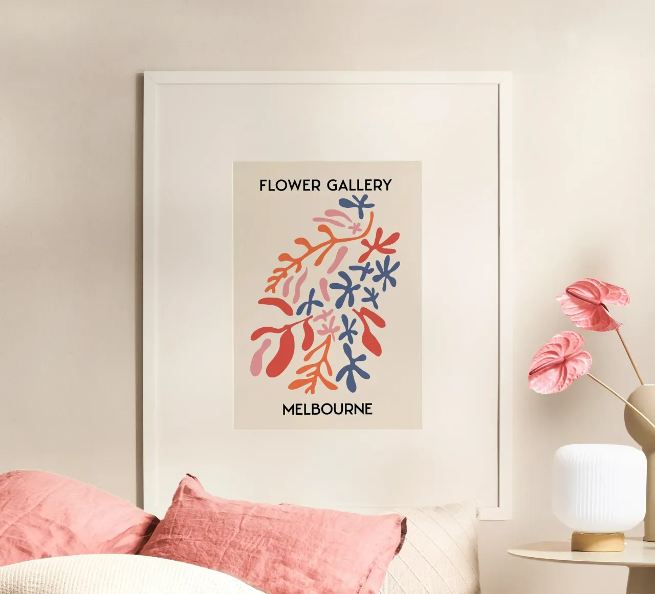 Melbourne Flower Gallery - Abstrakte botanische Ausschnitte Poster von homdeco