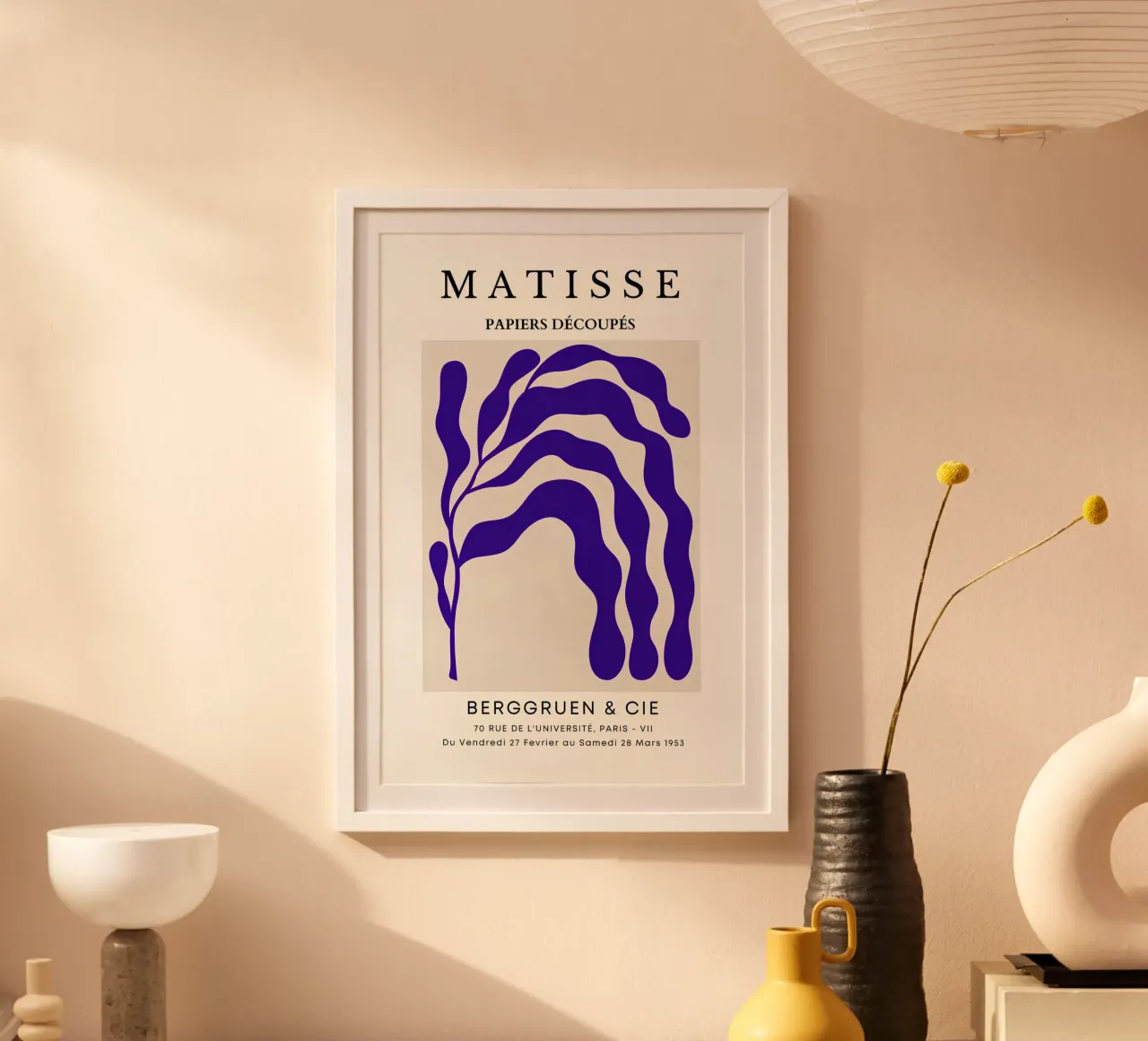 Matisse "Papiers Découpés" Abstracte Botanische Print poster van homdeco