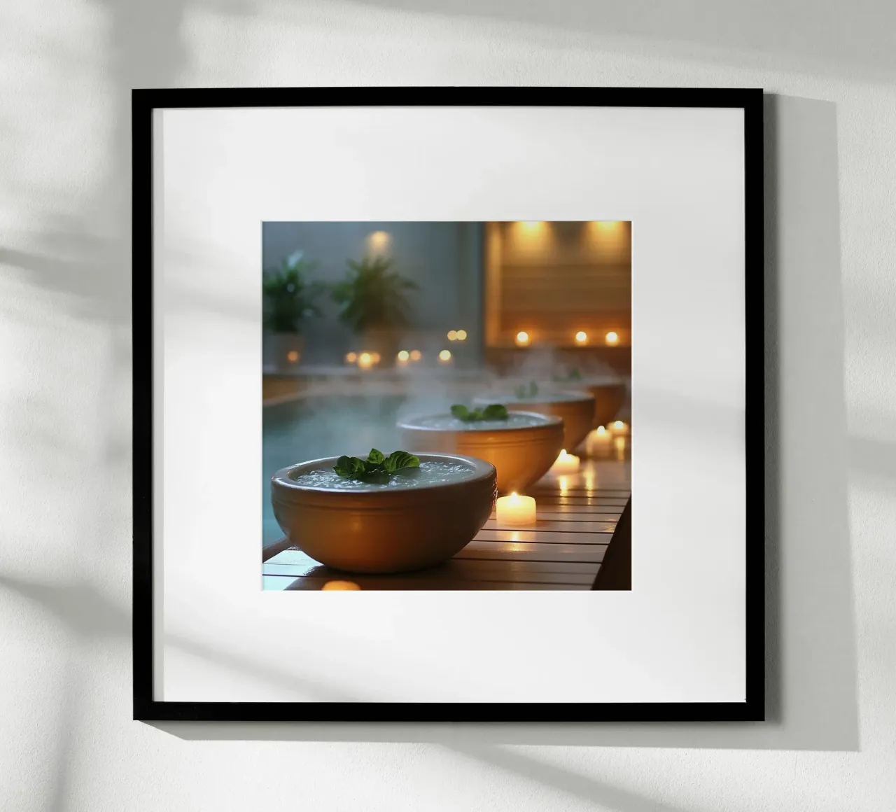 Bali Serenity Rituals poster con telaio in plastica da Wanderlust Vibes