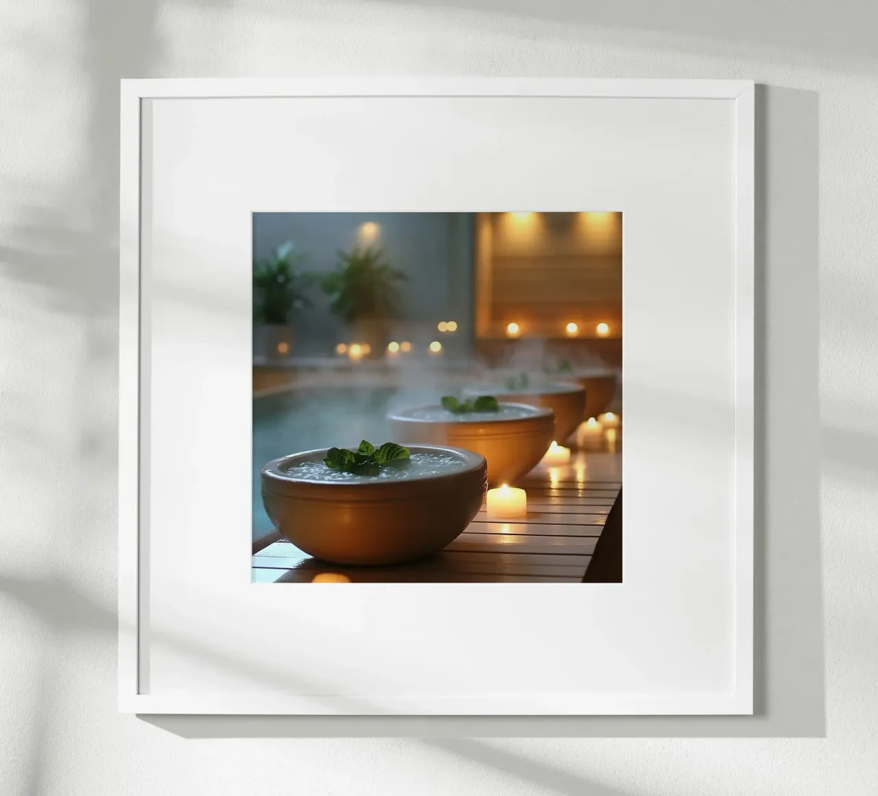 Bali Serenity Rituals poster con telaio in plastica da Wanderlust Vibes