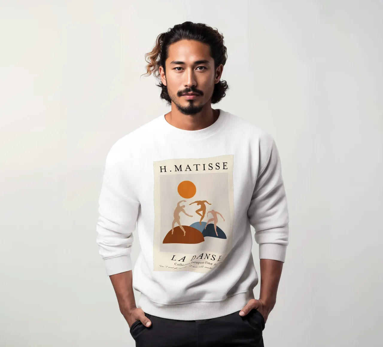H. Matisse "La Danse" Modern Abstract Figures Print sudadera de homdeco