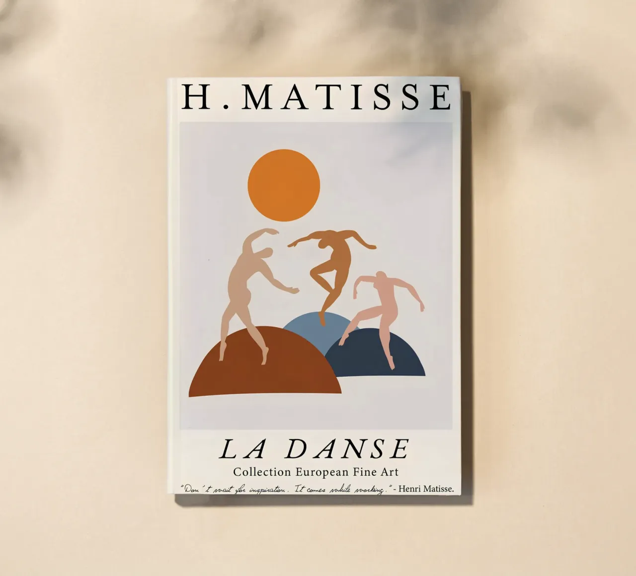 H. Matisse "La Danse" Modern Abstract Figures Print notebook by homdeco