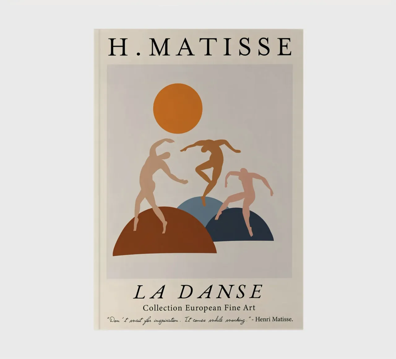 H. Matisse "La Danse" Modern Abstract Figures Print notebook by homdeco