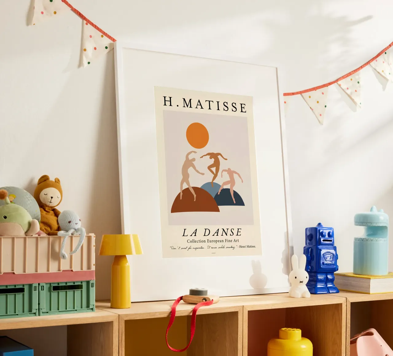 H. Matisse "La Danse" Modern Abstract Figures Print poster avec cadre en aluminium de homdeco