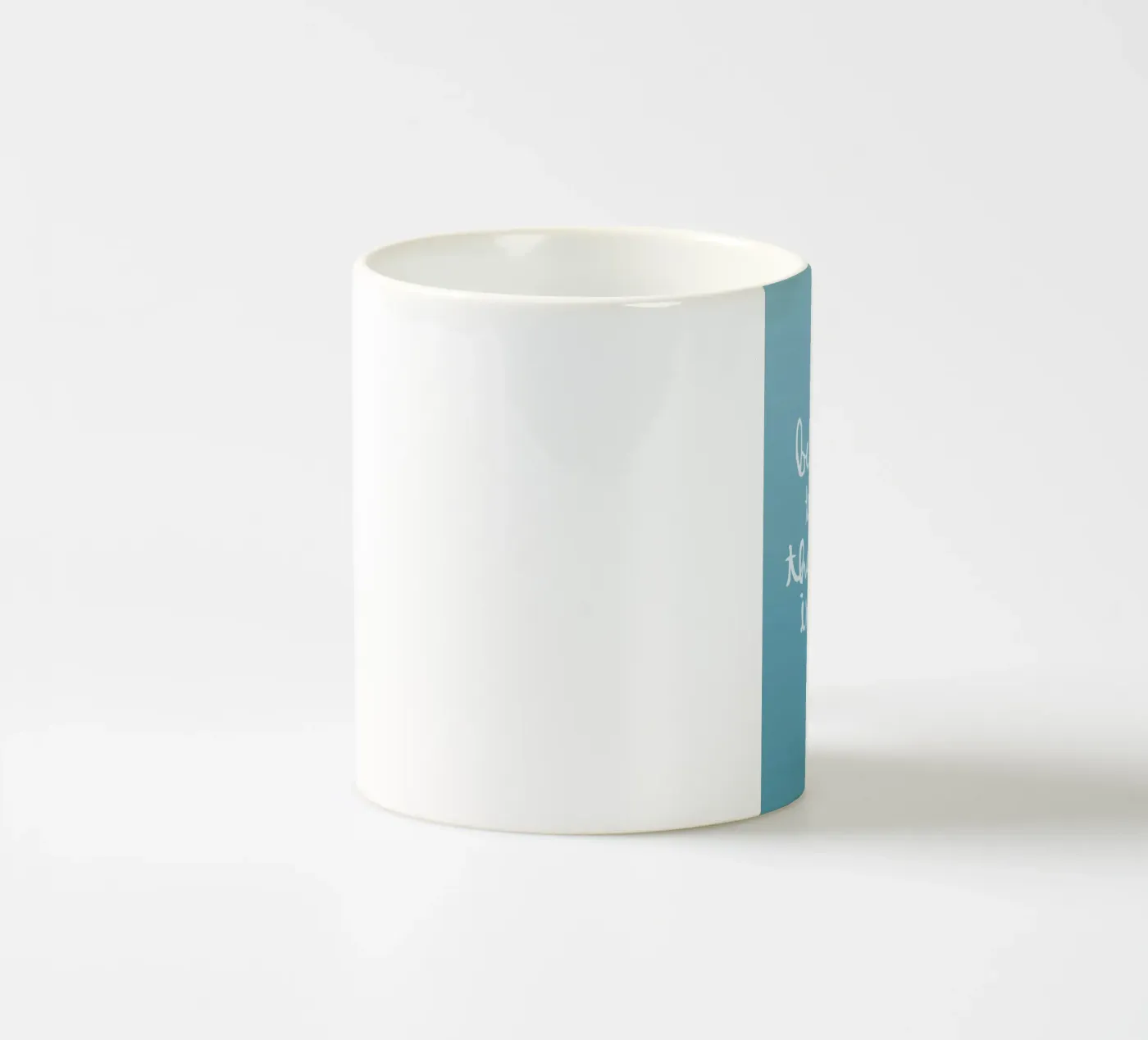 Believe ceramic mug by Dead Language