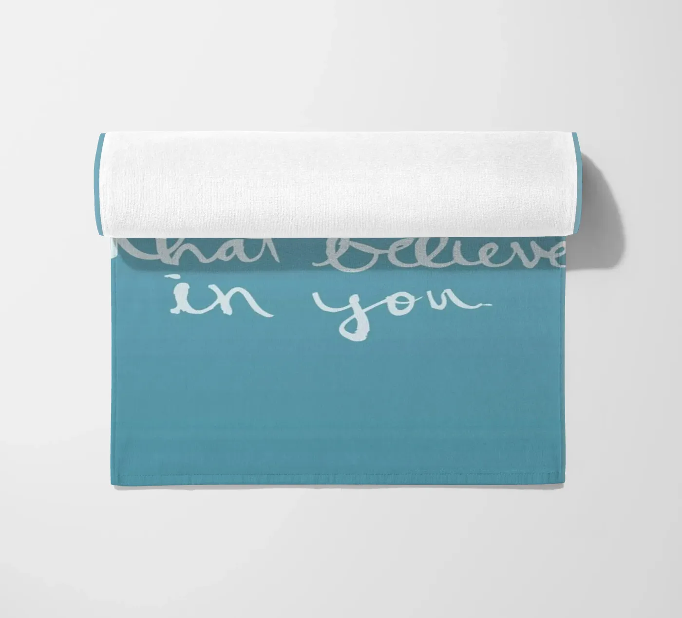 Believe beach towel by Dead Language