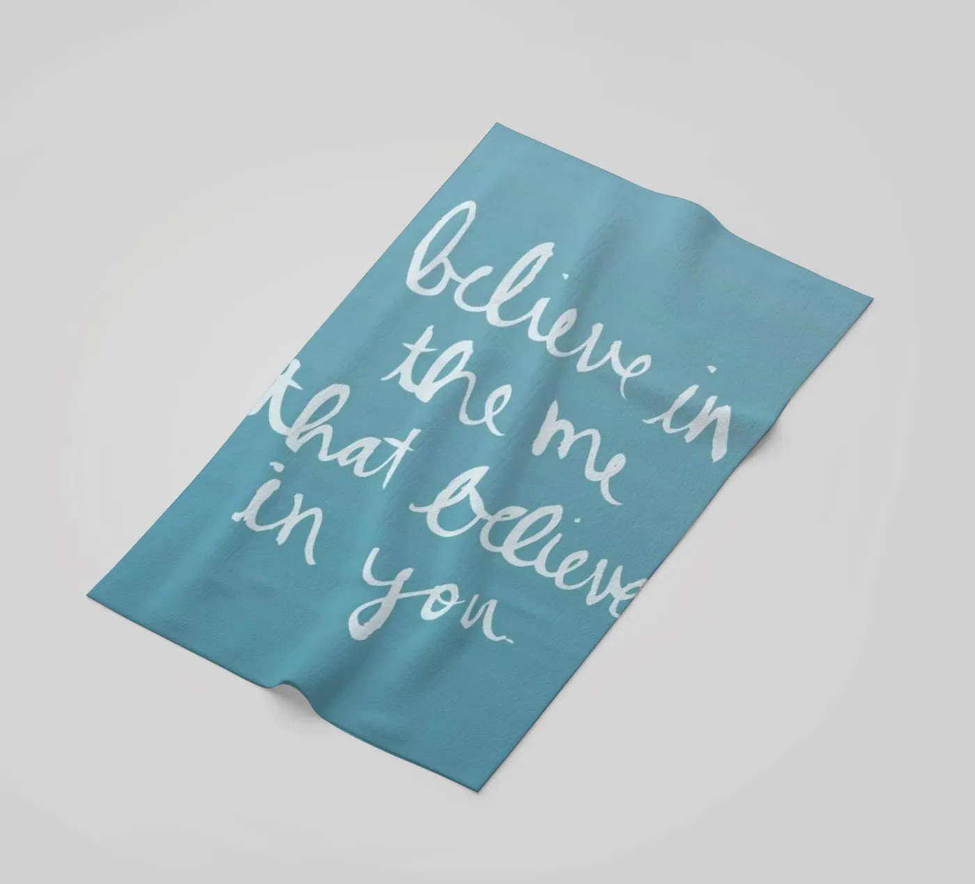 Believe beach towel by Dead Language