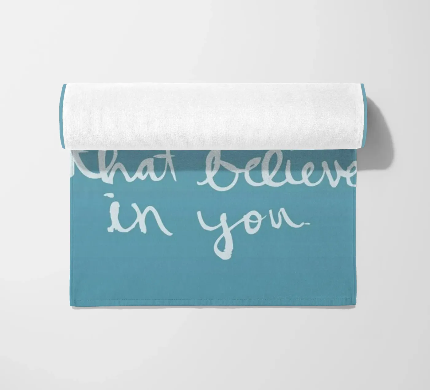 Believe beach towel by Dead Language