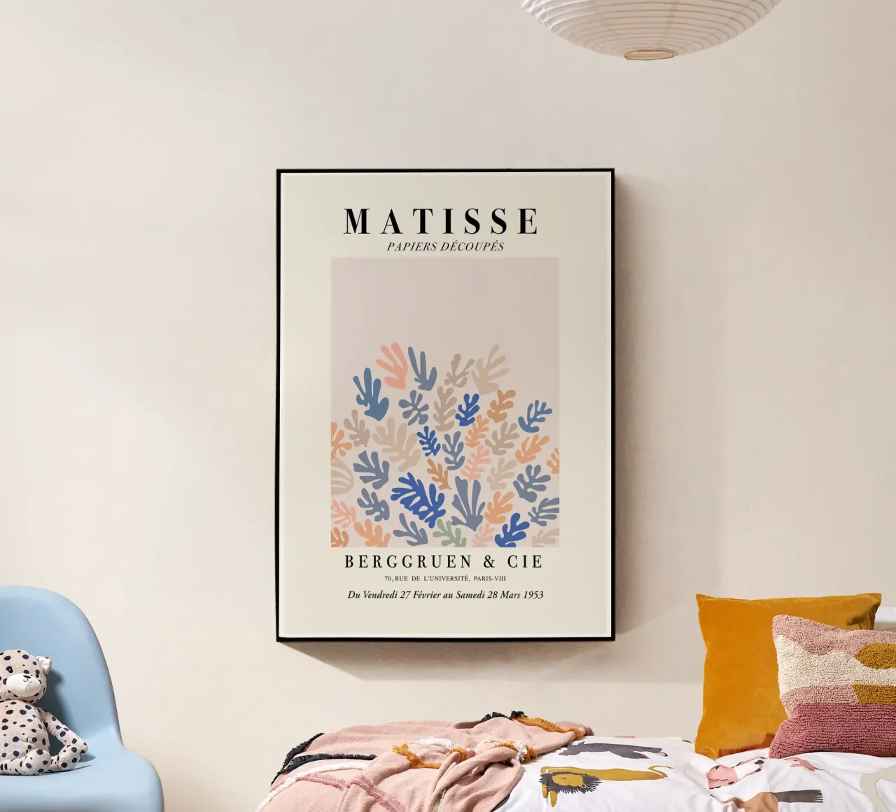 Matisse "Papiers Découpés" Stampa di forme botaniche miste plexiglass da homdeco