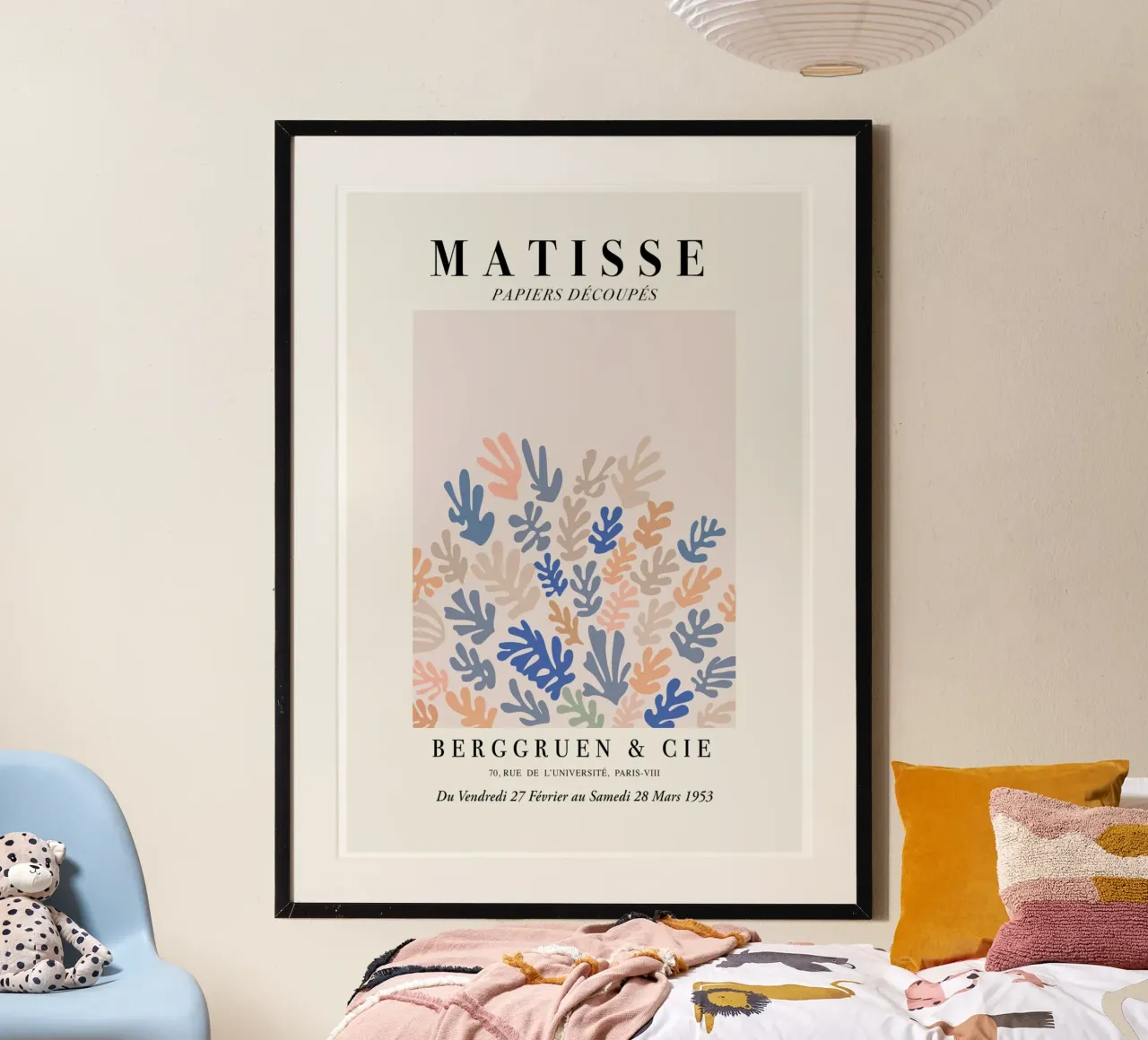 Matisse "Papiers Découpés" Mixed Botanical Forms Print Poster von homdeco
