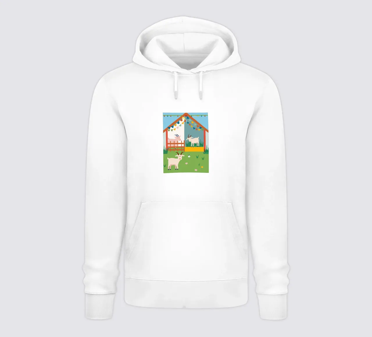 Allevamento di capre felpa con cappuccio da CUTE ANIMALS