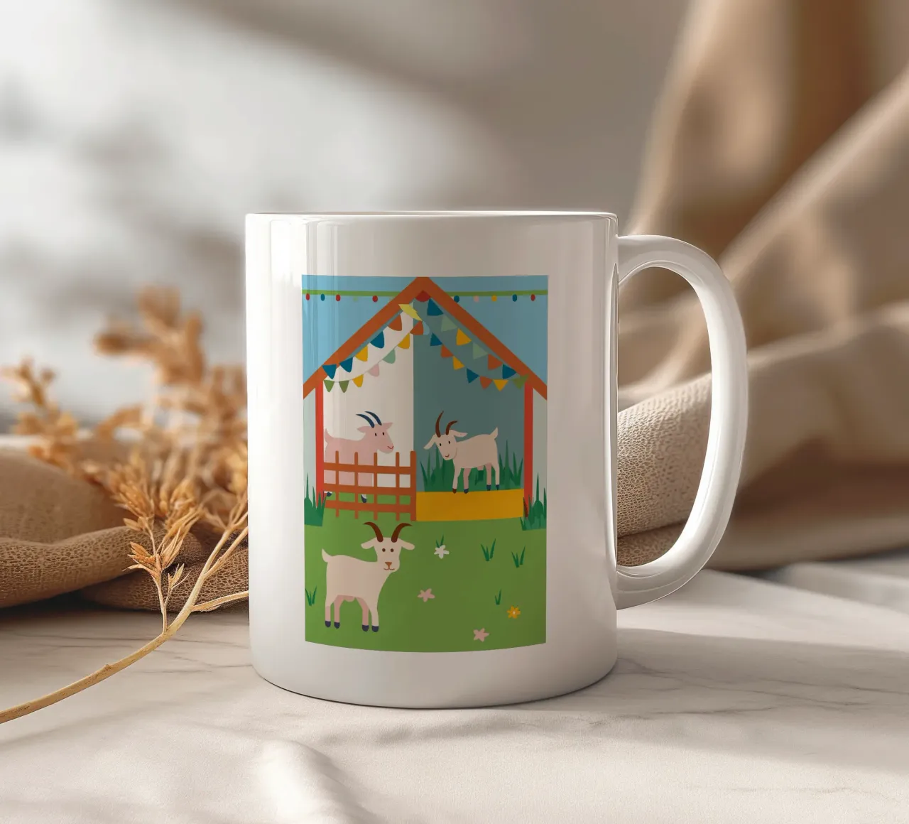 Allevamento di capre tazza in ceramica da CUTE ANIMALS