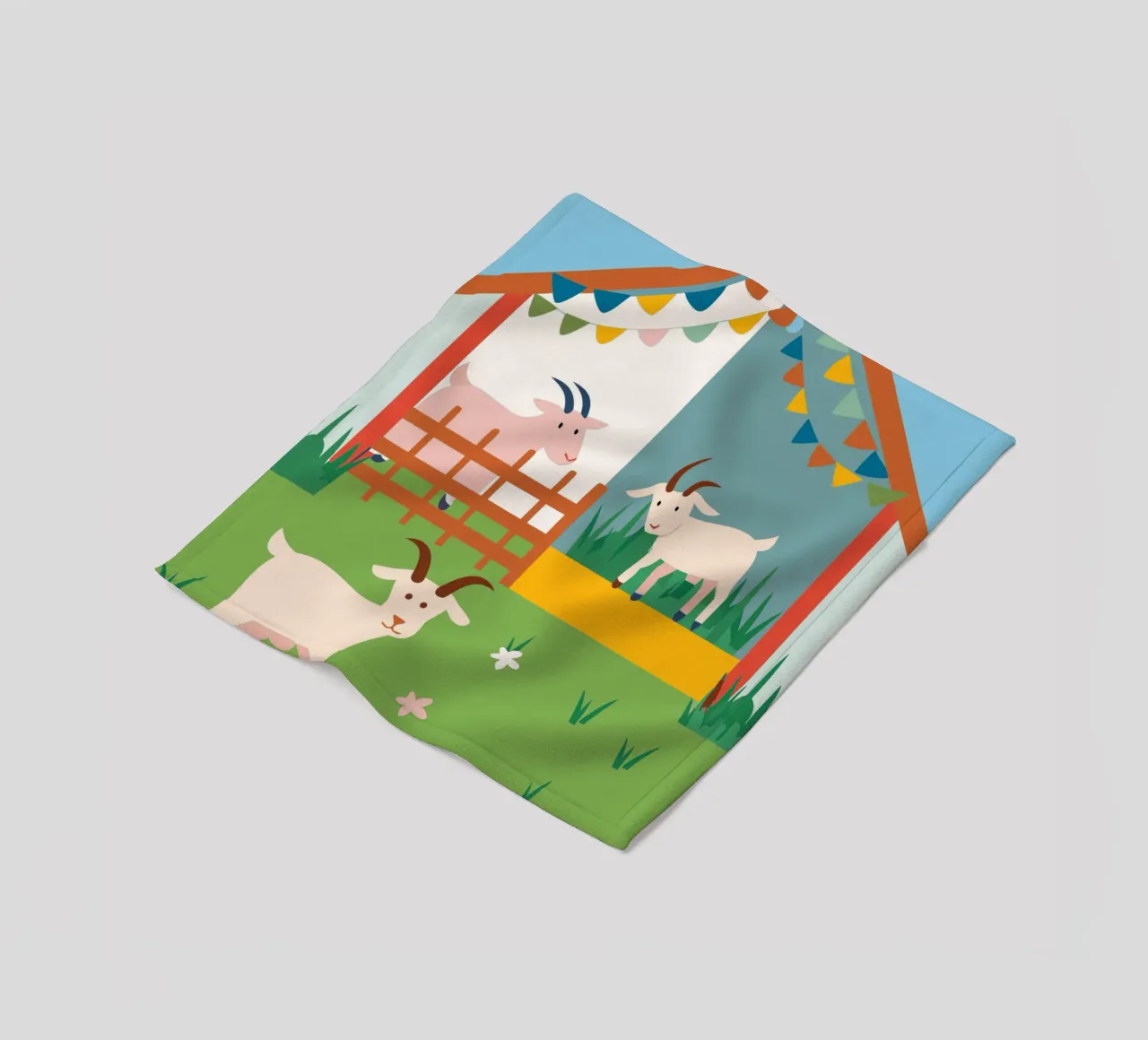Allevamento di capre coperta in pile da CUTE ANIMALS