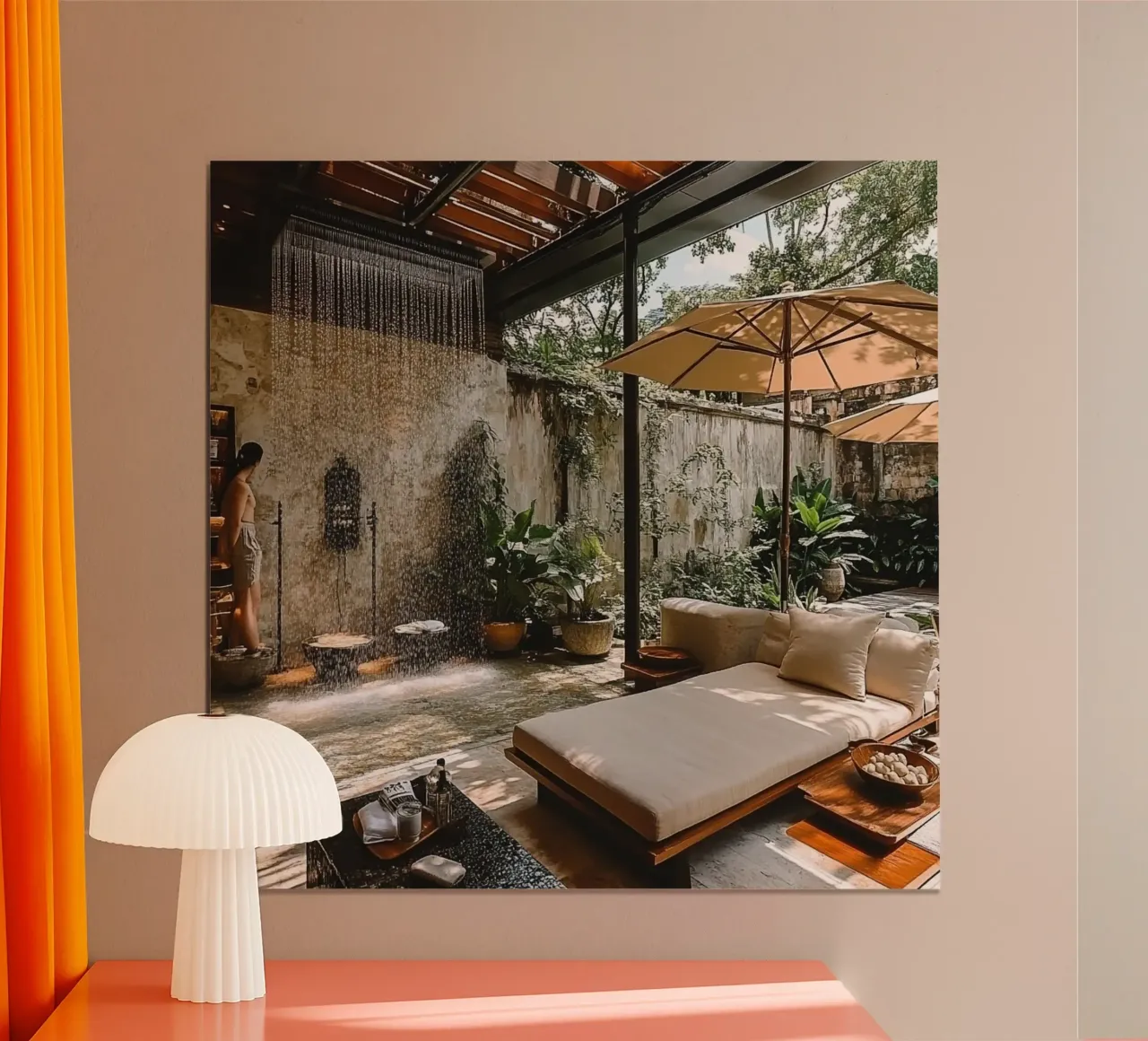 Bali Serenity Rituals poster con telaio in plastica da Wanderlust Vibes