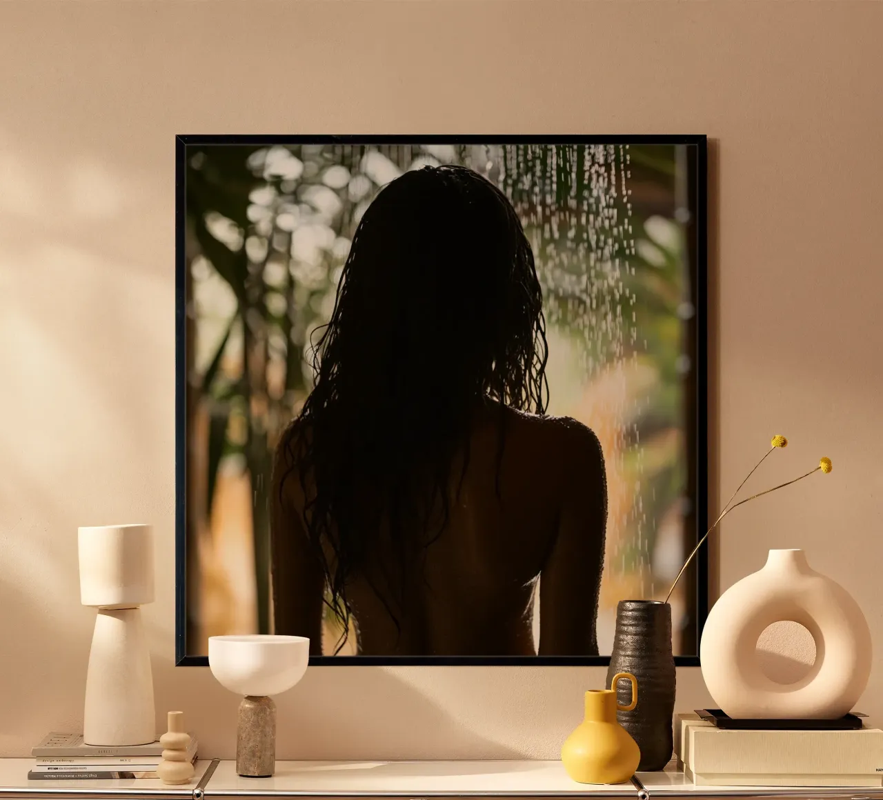 Bali Serenity Rituals poster con telaio in plastica da Wanderlust Vibes