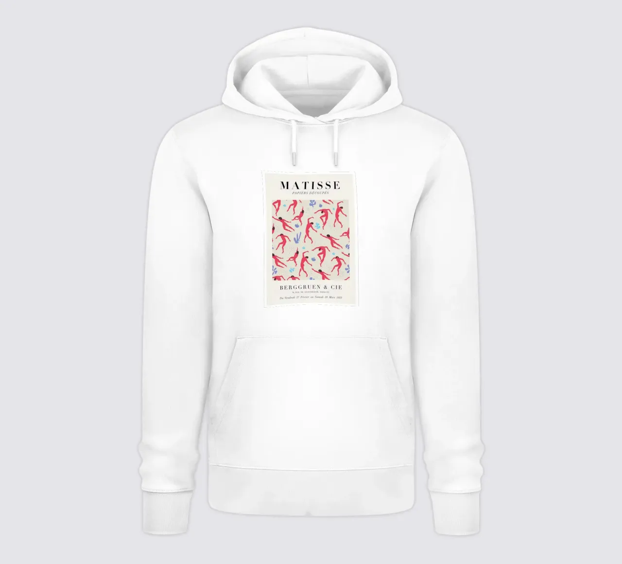 Matisse "Papiers Découpés" Dancing Figures Pattern Print sudadera con capucha de homdeco