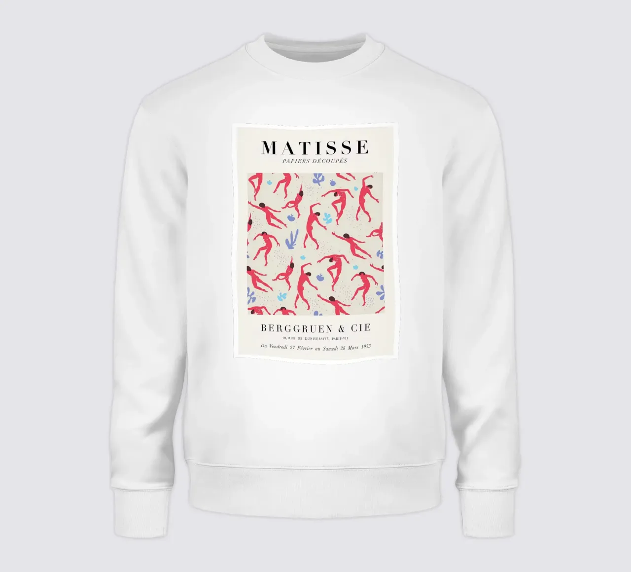 Matisse "Papiers Découpés" Dancing Figures Pattern Print sweat de homdeco