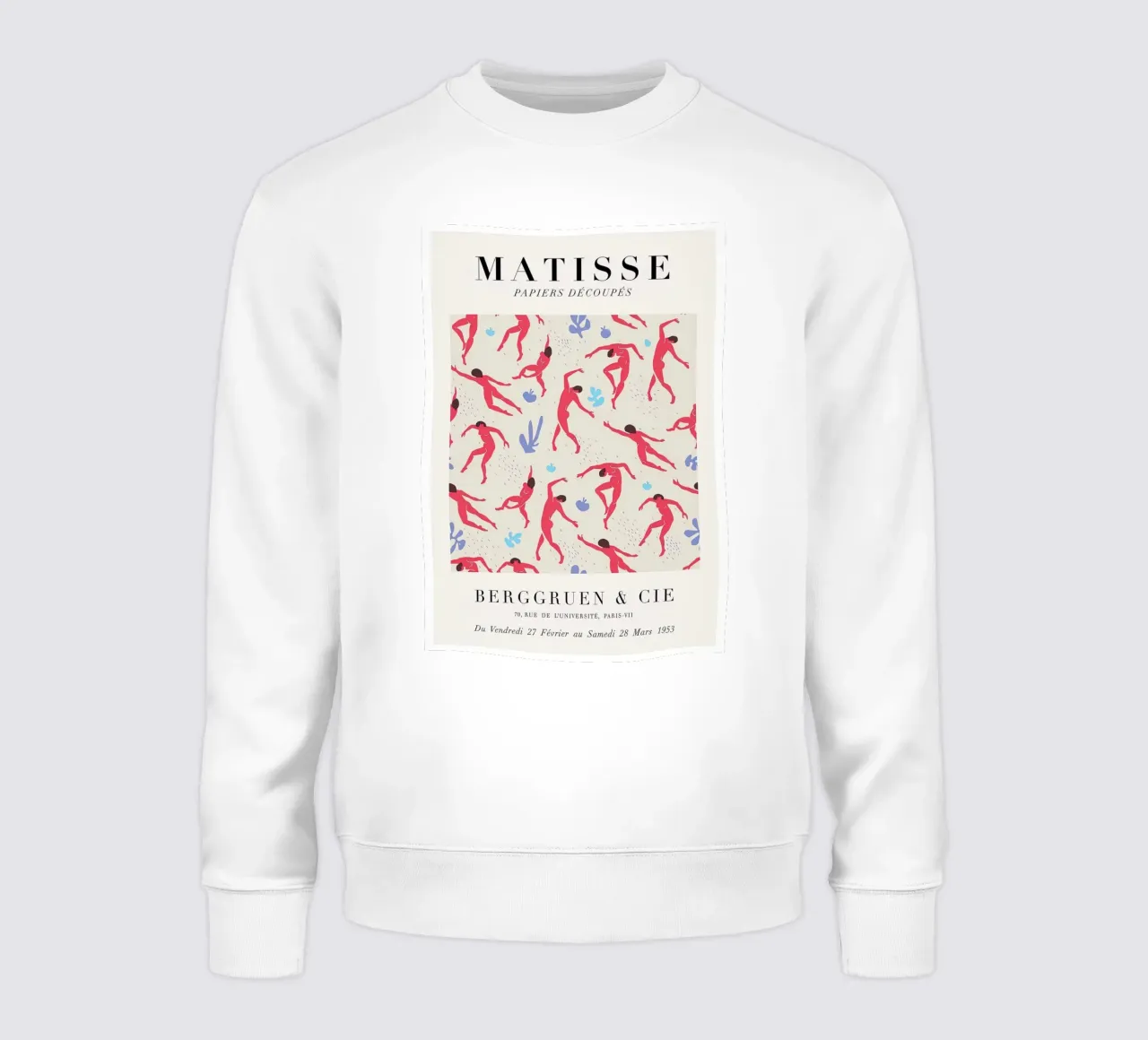 Matisse "Papiers Découpés" Dancing Figures Pattern Print sudadera de homdeco