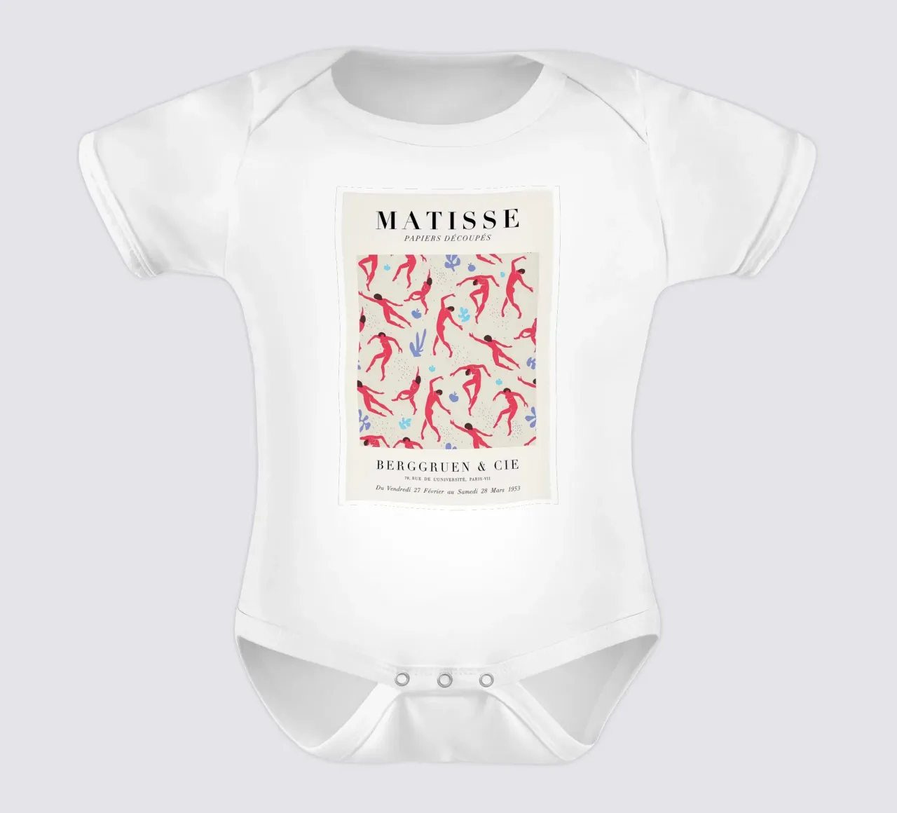 Matisse "Papiers Découpés" Dancing Figures Pattern Print body de bebé de homdeco