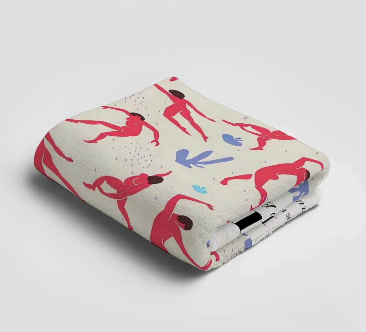 Matisse "Papiers Découpés" Dancing Figures Pattern Print towel by homdeco