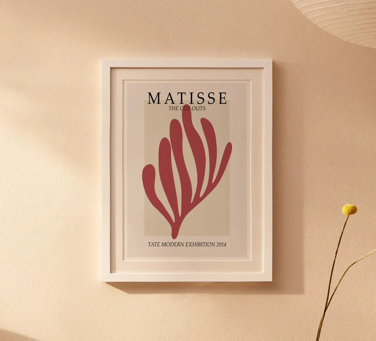 Matisse "Los recortables" Exposición Tate Modern 2014 poster con marco de aluminio de homdeco