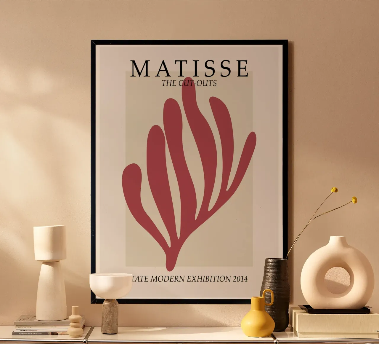 Matisse "Los recortables" Exposición Tate Modern 2014 poster con marco de aluminio de homdeco